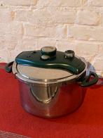 SEB CLIPSO INOX 8 L DIFFUSAL snelkookpan, Inox, Zo goed als nieuw, Keramische plaat, Ophalen