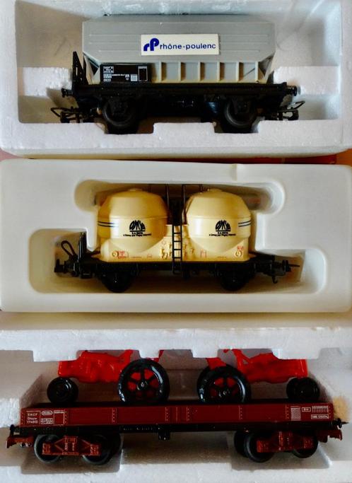 JOUEF + LIMA HO - Lot de 3 wagons, Hobby & Loisirs créatifs, Trains miniatures | HO, Comme neuf, Wagon, Jouef, Enlèvement ou Envoi