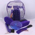 mooie borstelset paars, Watersport en Boten, Snorkelen, Ophalen of Verzenden, Zo goed als nieuw, Overige