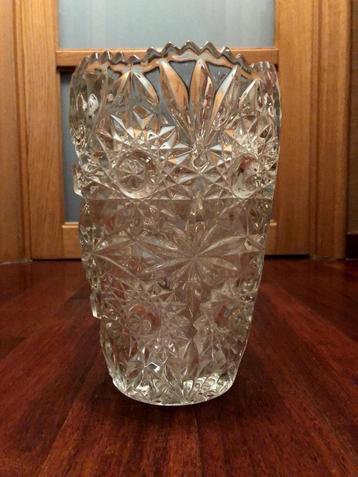 Vase en cristal vintage des années 1950