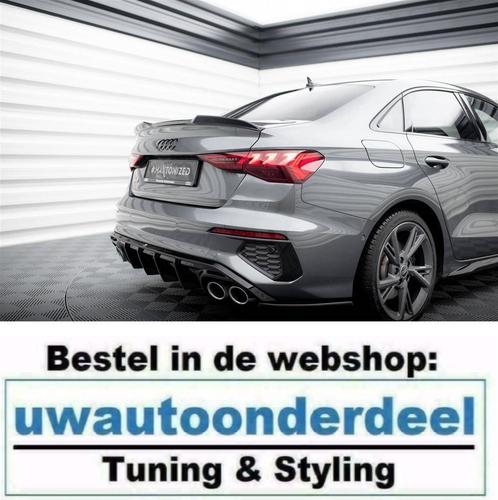 Maxton Achterklep Spoiler Lip Geschikt Voor Audi A3 S3 8Y 3D, Auto diversen, Tuning en Styling, Verzenden