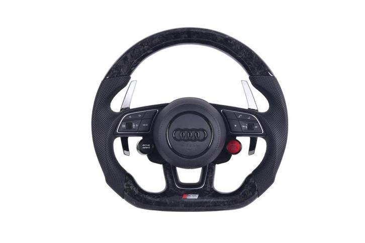 Audi RS3 RS4 RS5 RS6 RS7 Q3 forged carbon & leder sportstuur, Autos : Pièces & Accessoires, Commande, Audi, Neuf, Envoi