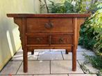 Rustieke commode - hout, Huis en Inrichting, Ophalen, Gebruikt, 100 tot 150 cm, Rustiek, solide, donker hout