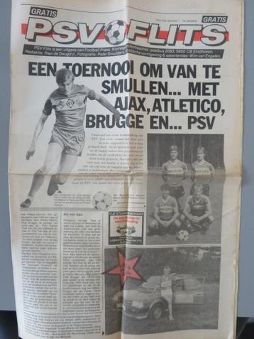 1984 mag. PSV Flits tornooi Club Brugge Ajax Atletico Madrid beschikbaar voor biedingen