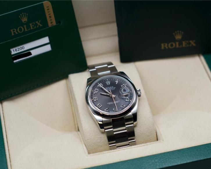 Rolex - Datejust 36 (Ref.: 116200) FULL SET!, Handtassen en Accessoires, Horloges | Heren, Nieuw, Polshorloge, Rolex, Staal, Staal