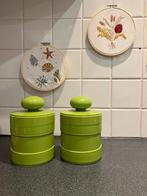 2 vintage plastic voorraadpotten van Vitri *Made in West Ger, Verzamelen, Ophalen of Verzenden, Huis en Inrichting