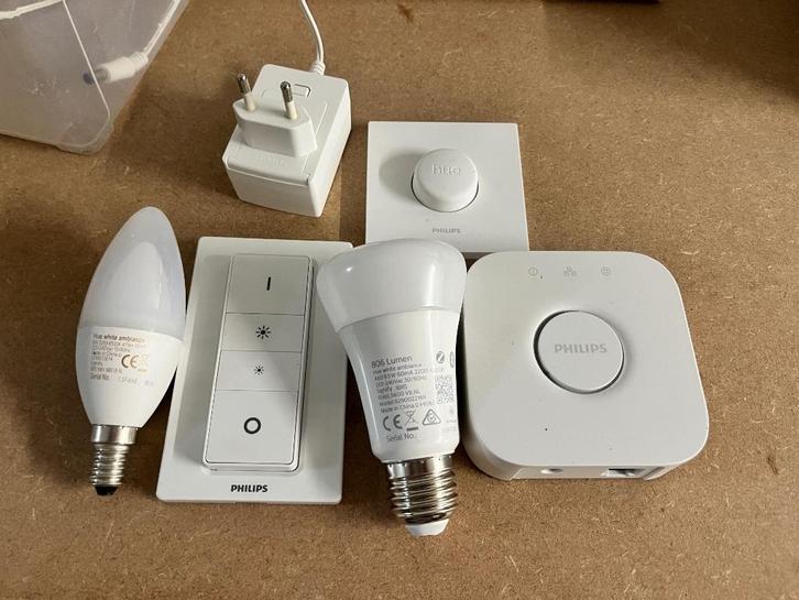 Philips Hue starter set, Huis en Inrichting, Lampen | Losse lampen, Zo goed als nieuw, Overige typen, Minder dan 30 watt, Overige fittingen