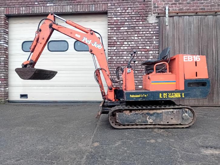 Minigraver Pel-Job EB12, Articles professionnels, Machines & Construction | Grues & Excavatrices, Excavatrice, Enlèvement