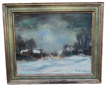 Vermeir Alfons ( 1905- 1994 ) Winterzicht beschikbaar voor biedingen