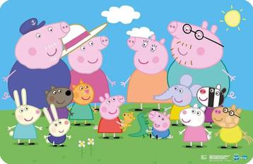 Peppa Pig Placemat - George en Peppa - Diverse Uitvoeringen beschikbaar voor biedingen