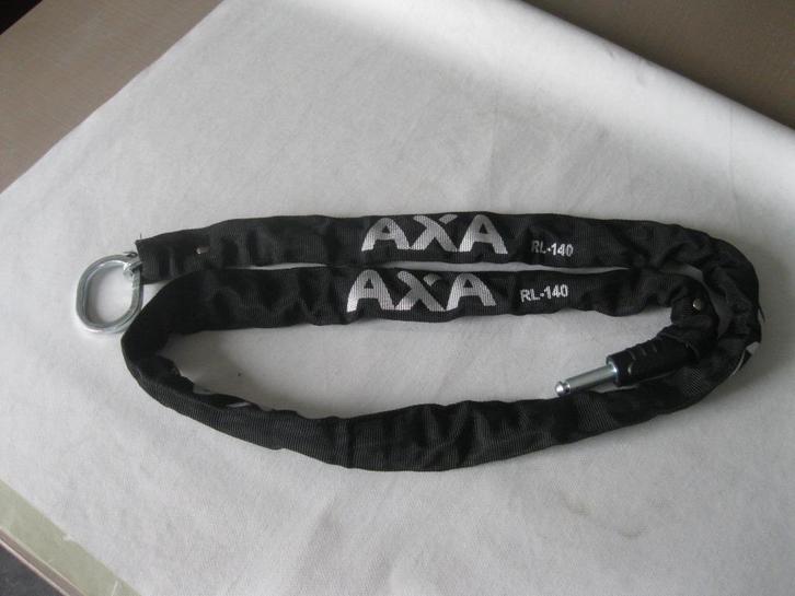 Fietsslot / insteekketting NIEUW – merk AXA – 140 cm !, Fietsen en Brommers, Fietsaccessoires | Fietssloten, Nieuw, Ophalen