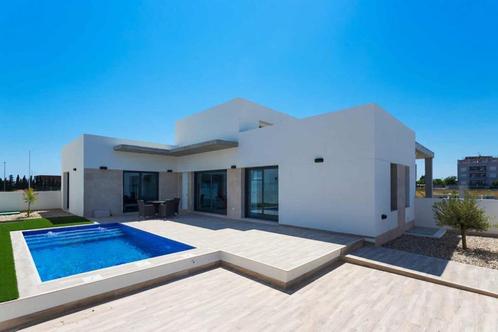 Gelijkvloerse mediterrane nieuwbouw Villa met privé zwembad, Immo, Étranger, Espagne, Maison d'habitation