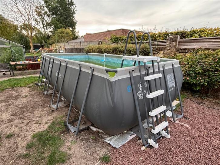 Intex ultra zwembad 549 x 274 x 132, Tuin en Terras, Zwembaden, Gebruikt, Opzetzwembad, 120 cm of meer, 400 cm of meer, 200 tot 300 cm