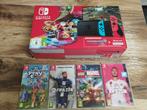 Nintendo switch met 4 spelletjes, Ophalen, Zo goed als nieuw