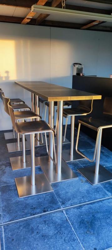 tables hautes, tables hautes (3 pièces) d'une version lourde, Maison & Meubles, Tables | Tables à manger, Enlèvement, Utilisé
