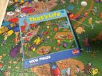 Puzzel That’s Life 1000 stukjes, Hobby en Vrije tijd, Ophalen of Verzenden, 500 t/m 1500 stukjes, Zo goed als nieuw, Legpuzzel