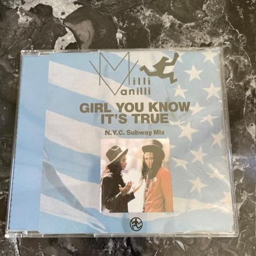 CD Milli Vanilli - Girl You Know It's True (N.Y. Subway Mix), Cd's en Dvd's, Cd Singles, Dance, Ophalen of Verzenden