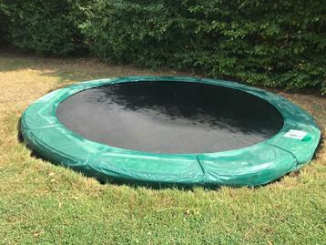 Trampoline van 4.2m diameter (inbouw)!, Enlèvement ou Envoi, Utilisé