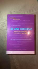 Petra Poelmans - De APA-richtlijnen, Ophalen of Verzenden, Nieuw, Petra Poelmans; Olav Severijnen
