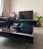 Zwarte salontafel (Ikea), Ophalen, Kunststof, 50 tot 100 cm, Vierkant