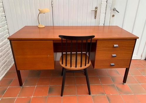 Bureau scandinave teck vintage, Maison & Meubles, Bureaux, Comme neuf, Bureau