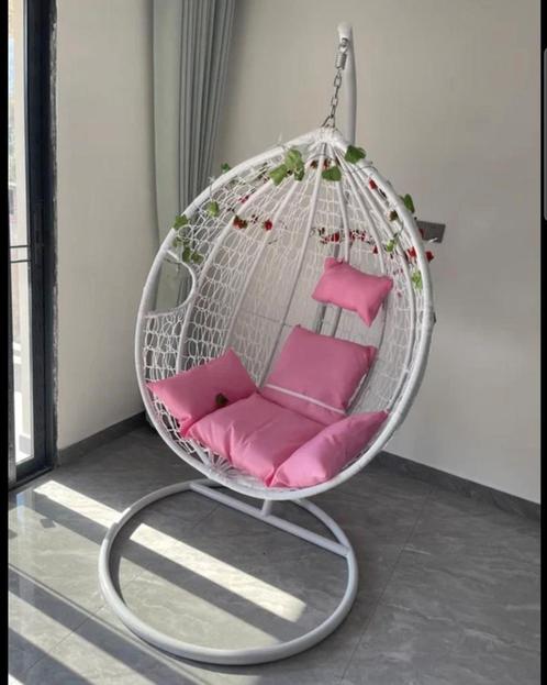 Hangstoel met kussens – helemaal nieuw, Tuin en Terras, Tuinstoelen, Nieuw, Ophalen of Verzenden