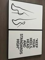 2 kaders - spreuken, Huis en Inrichting, Woonaccessoires | Tekstborden en Spreuken, Ophalen of Verzenden, Nieuw