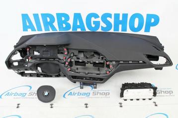 Airbag kit Tableau de bord M couture bleu BMW 1 serie F40