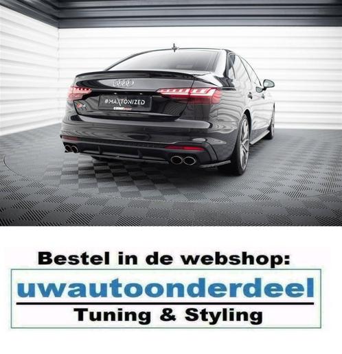 Maxton Central Rear Valance Spoiler Geschikt Voor Audi S4 B9, Auto diversen, Tuning en Styling, Verzenden