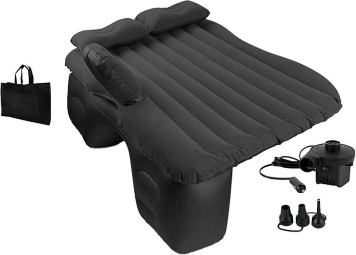 Matelas gonflable pour voiture avec pompe à air électrique 1, Caravanes & Camping, Matelas pneumatiques, Neuf, 2 personnes, Envoi