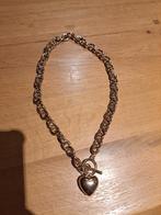 Collier de coureur or avocado un petit coeur, Bijoux, Sacs & Beauté, Neuf, Enlèvement ou Envoi, Avec pendentif, Or