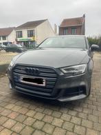Audi a3 8v sline 1.6 tdi, Autos, Cuir, Argent ou Gris, Achat, Noir