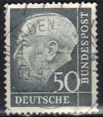 Duitsland Bundespost 1953-1954 - Yvert 71A - Heuss (ST), Timbres & Monnaies, Timbres | Europe | Allemagne, Affranchi, Envoi