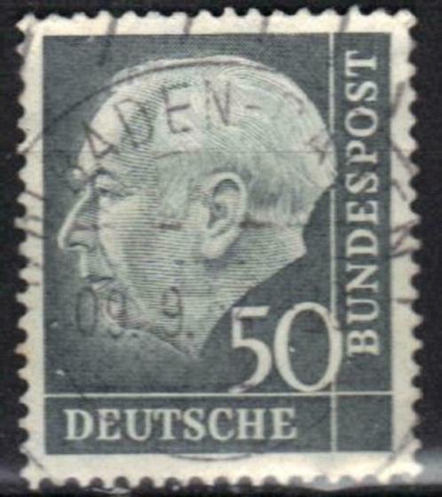 Duitsland Bundespost 1953-1954 - Yvert 71A - Heuss (ST), Postzegels en Munten, Postzegels | Europa | Duitsland, Gestempeld, Verzenden