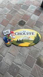 Chouffe blikken bord., Ophalen of Verzenden, Zo goed als nieuw