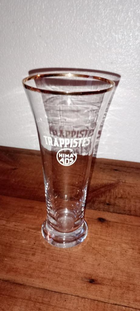 Brasserie bière verre flûte Trappiste Chimay, Collections, Marques de bière, Utilisé, Verre ou Verres, Autres marques, Enlèvement ou Envoi