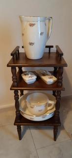 Set de lampes avec table en bois, Enlèvement