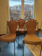 Stoelen, Huis en Inrichting, Ophalen, Gebruikt, Bruin, Metaal