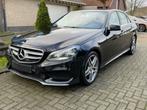 Mercedes E 220 d AMG LINE NAVI PDC LED, Automaat, 4 deurs, Leder en Stof, Zwart