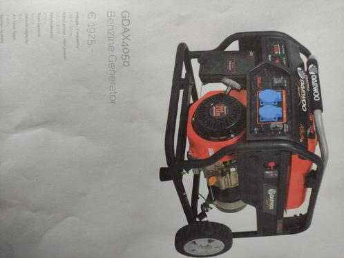 generator stroomgroep daewoo, Doe-het-zelf en Bouw, Aggregaten, Nieuw, Ophalen