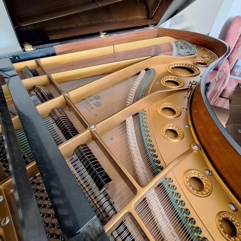 Bechstein vleugel lengte 221 cm bouwjaar ca. 1912, Muziek en Instrumenten, Piano's, Gebruikt, Vleugel, Zwart, Hoogglans, Ophalen