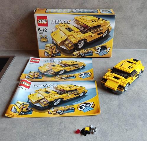 lego creator 4939 cool cars, Kinderen en Baby's, Speelgoed | Duplo en Lego, Gebruikt, Lego, Complete set, Ophalen of Verzenden