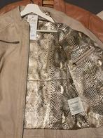 Leren Jassen die Altijd Kunnen – Comfort & Stijl in Eén, Kleding | Dames, Jassen | Zomer, Verzenden, Beige, Maat 42/44 (L), Nieuw