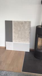 Kunstwerk van Toso, werk zoals Mondriaan 100x120 cm, Antiek en Kunst, Ophalen