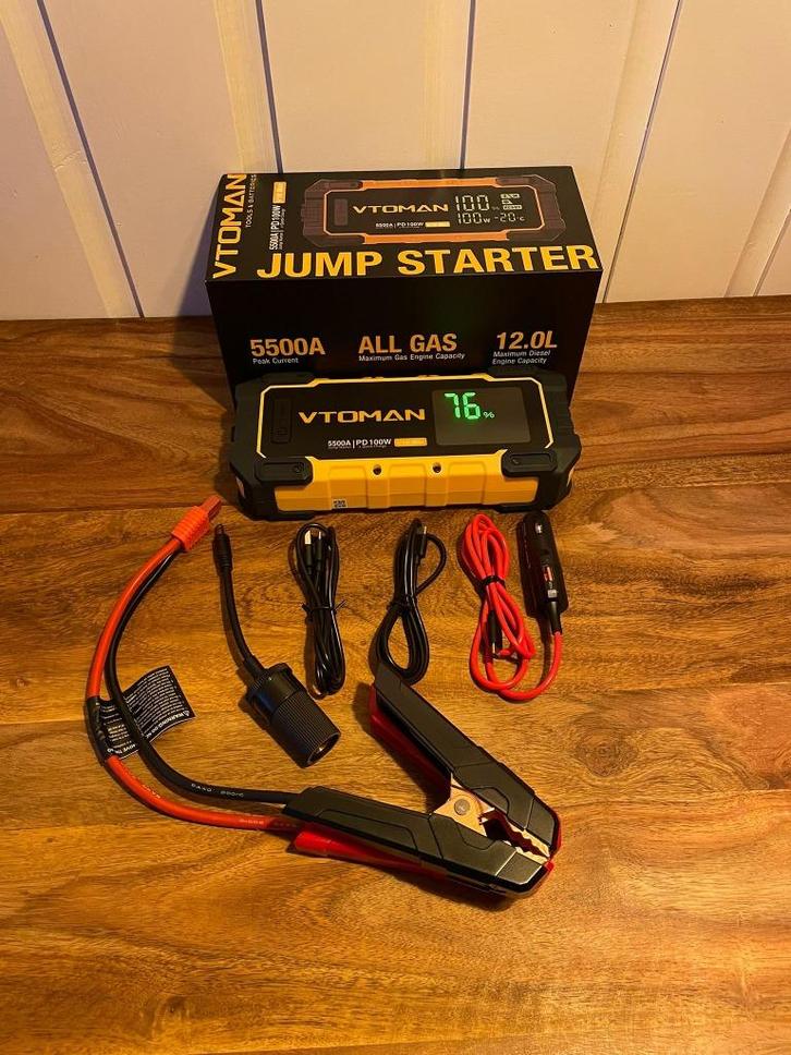 Jumpstarter 5500A 12V Auto Powerbank Jump Starter, Auto diversen, Jumpstarters, Nieuw, Verzenden