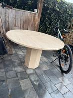 Ronde travertin tafel, Ophalen