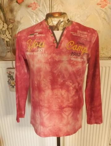 (30) -tee shirt homme t.M rose - saylvis - beschikbaar voor biedingen