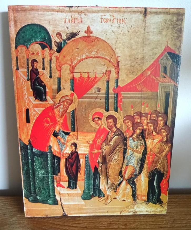 Presentation Mary in the Temple. Vintage, mooi bewaard, Verzamelen, Religie, Gebruikt, Christendom | Katholiek, Overige typen