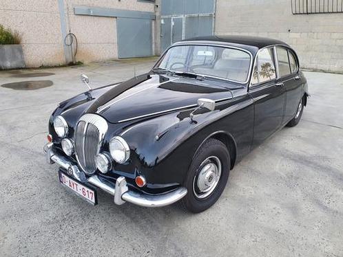 Daimler V8-250 (Jaguar MK2) – 1968, Auto's, Oldtimers, Particulier, Lederen bekleding, Jaguar, Benzine, Automaat, Zwart, Beige