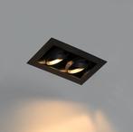 6 x dubbele spots inbouw, Huis en Inrichting, Lampen | Spots, Ophalen, Led, Metaal of Aluminium, Nieuw